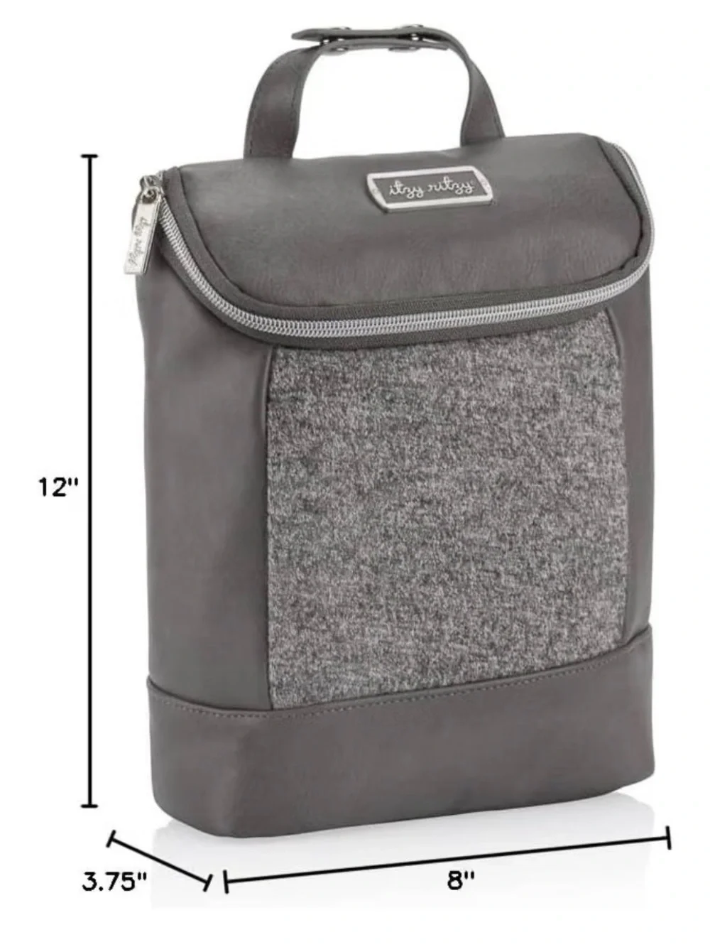 Itzy Ritzy Insulated Bottle Bag Grey